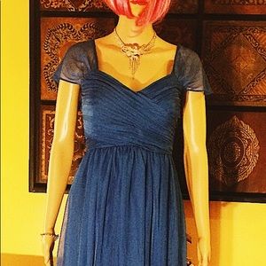 💖NWOT💖J.Peterman Royal Blue Grecian Gown💖Sz 6